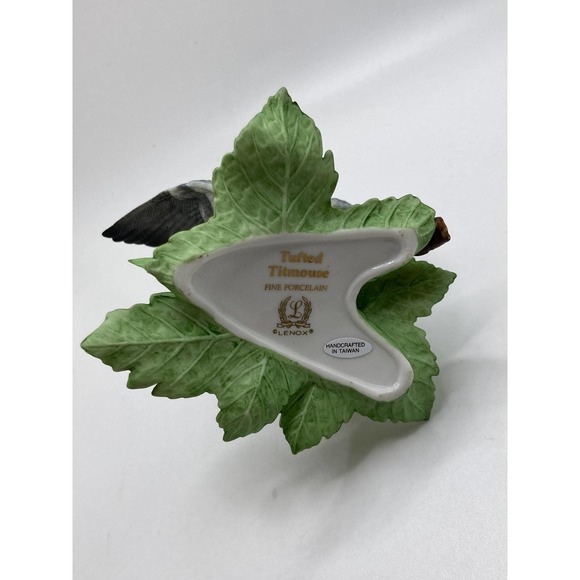 Lenox Garden Bird Sculptor Collection -Tufted Titmouse pre-owned with COA - Picture 6 of 12